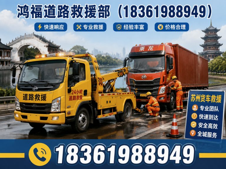 苏州24小时道路救援展示图